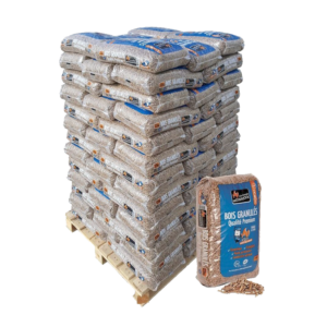 Französische Holzpellets Woodstock® Premium – Palette 1170kg (78 Säcke)