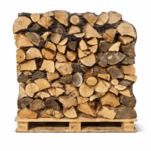 Brennholz aus Eiche, 30 cm, trockene Scheite auf Palette