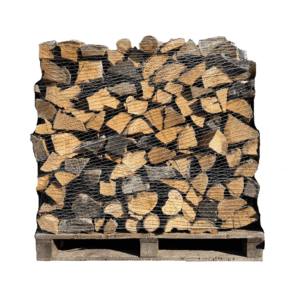 Brennholz aus Weißeiche 50 cm trocken auf Palette