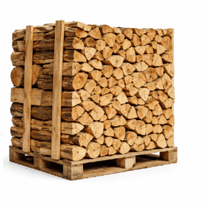 Brennholz 50 cm auf Palette, garantiert trockenes Hartholz