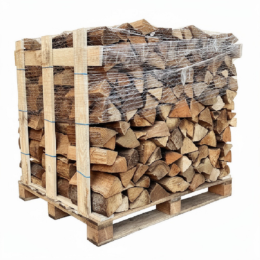 Brennholz Buche auf Palette