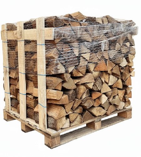 Brennholz Buche auf Palette